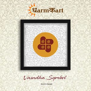 Vasudha Symbol Photo Frame For Money Attraction